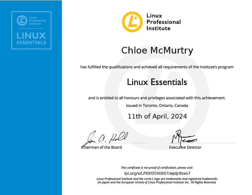 Linux Certification