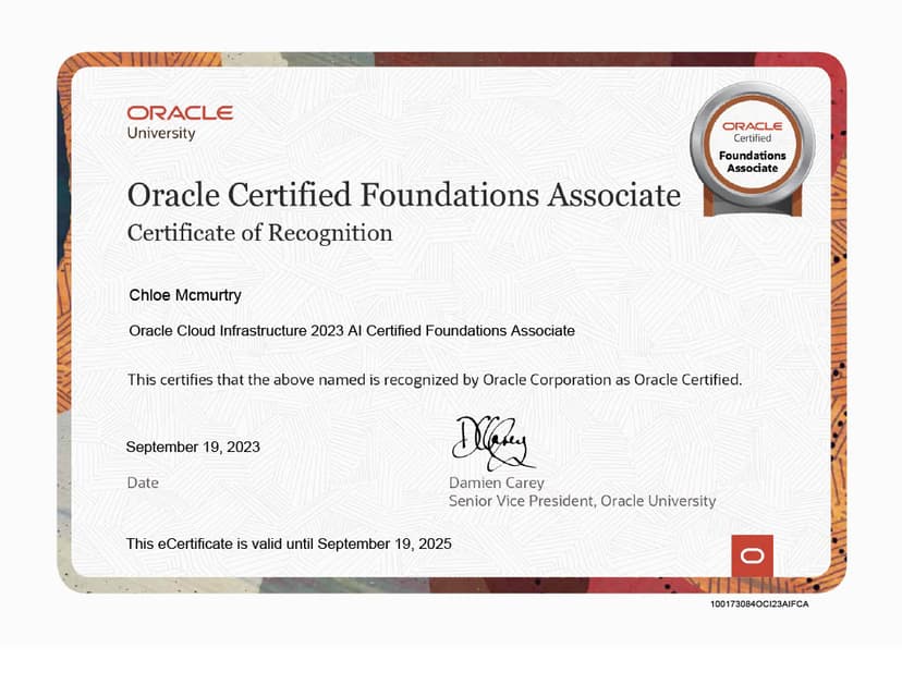 Oracle AI Certification