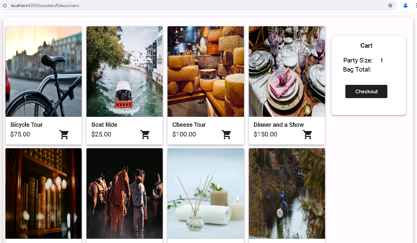 Vacation Booking API Screenshot